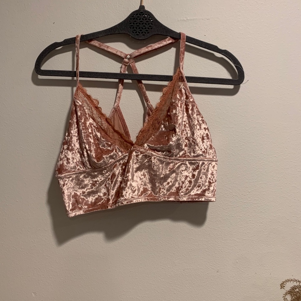Velvet bralette